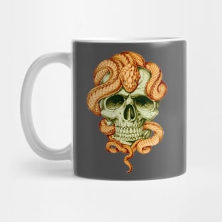 Snake and Skull Mug